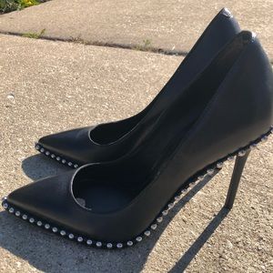 alexander wang rie studded pumps
